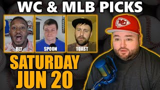 World Cup & MLB Picks with Kyle Kirms | Saturday June 20th