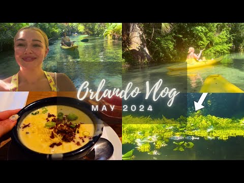 Orlando Vlog May 2024! | Kings Landing Kayaking | Chilis | A short but sweet vlog :-)