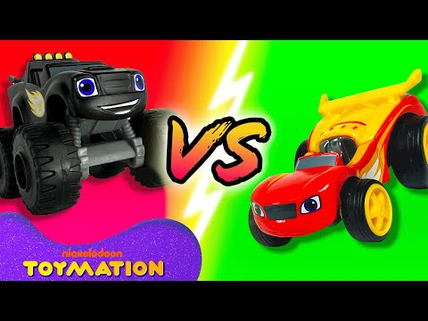 Gold Medal Blaze vs. Race Car Blaze! #7 | Blaze and the Monster Machines Toys | Toymation