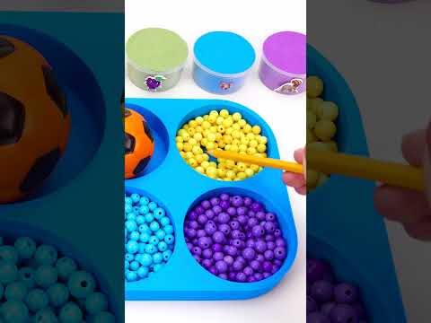 Satisfying Video | How To Make Figure Transformer with Beads and Balls ASMR #shorts