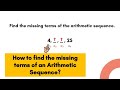 Finding Terms in Arithmetic Sequences