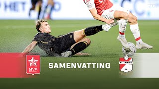 🟥🪚 BIZARRE TACKLE en WINNENDE PEGEL IN BLESSURETIJD 🤯🚀 | Samenvatting MVV - FC Emmen