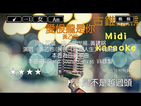 愛恨攏是你-黃乙玲(Karaoke伴奏)