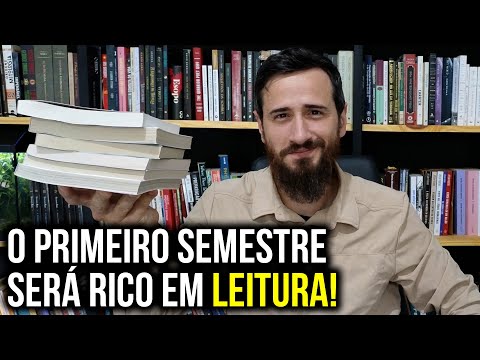 6 Livros que escolhi para ler em 2025 (primeiro semestre)!