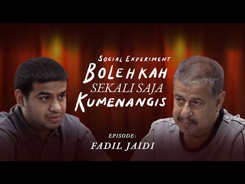 Social Experiment Bolehkah Sekali Saja Kumenangis | Eps. 9 - Fadil Jaidi
