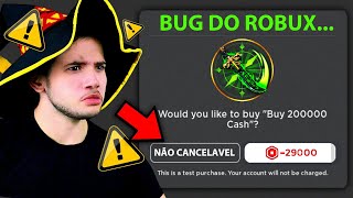 CUIDADO! NOVO BUG PERIGOSO DO ROBUX NO ROBLOX!