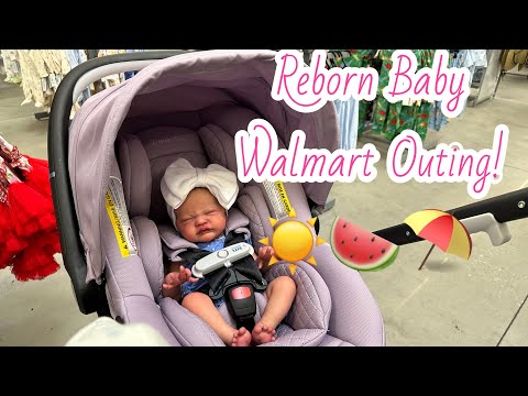 Screaming Chickens And Summer Baby Stuff! Reborn Doll Goes Shopping! Reborn Baby Outing!