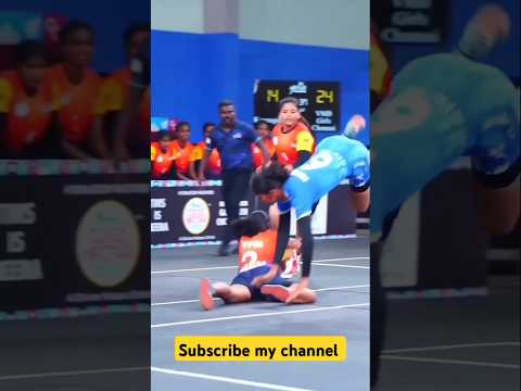 Kabaddi women match veral level jumping #trending #shortsfeed #viralvideo #kabaddi