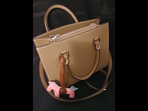 Make a Babylon Leather handbag. Full kit no extras needed. NO SEWING machine. I MADE this myself !