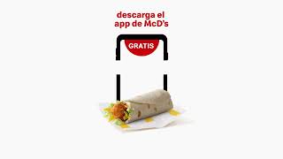 Snack Wrap gratis cuando descargas el McD's app