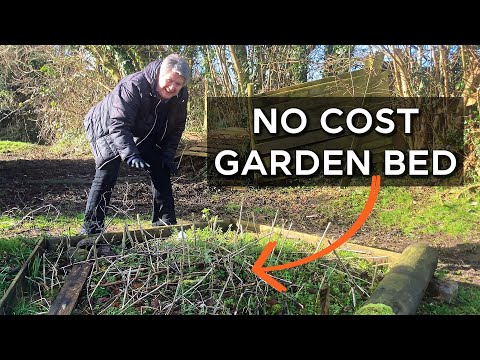 Zero Budget Raised Bed | Free gardening ideas