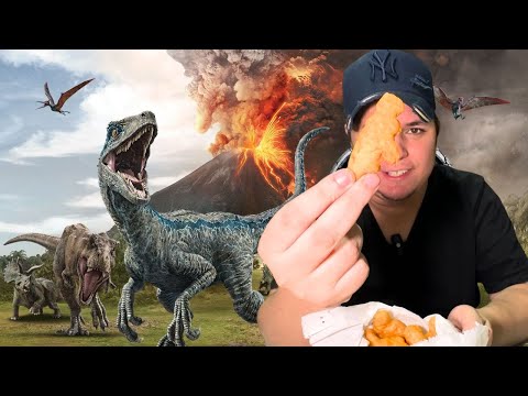 COMPREI UM HAMBÚRGUER DE DINOSSAURO