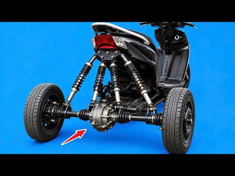 Even NASA and China Haven't Thought of This! Transform a Scooter into a Two-Way 3-Wheeler