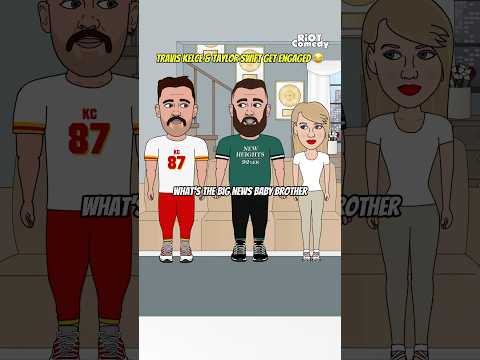 Travis Kelce & Taylor Swift Get Engaged 😂 #nfl #nflnews #nflmemes #celebritynews