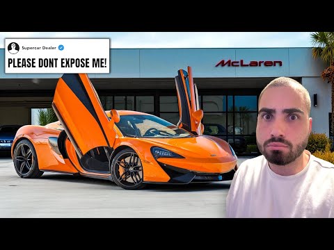 EXPOSING SUPERCAR DEALERSHIP SCAM THAT SCAMMED ME!