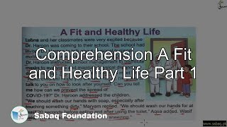 Comprehension A Fit and Healthy Life Part 1