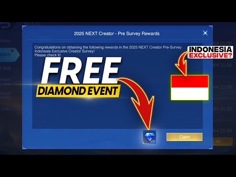 ARE WE GETTING 500 DIAMONDS FOR FREE? FILL SURVEY GET DIAMONDS