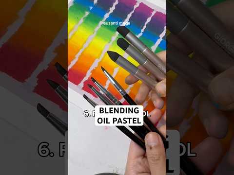Blending oil pastel enaknya pake apa?? #art #mewarnai #menggambar #tutorialmenggambar #oilpastel