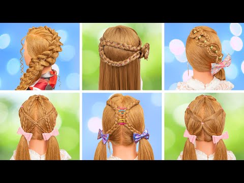 6 PEINADOS SENCILLOS  Y BONITOS PARA NIÑAS