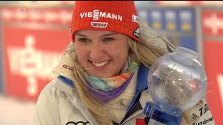 Globe ceremony 14/03/2020 Dorothea Wierer Won!!!!