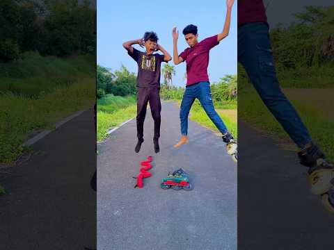 Unique Skating Skills and Techniques You 😇😲 #tiktok #ytshorts #rollerskating #inlineskatingwheels