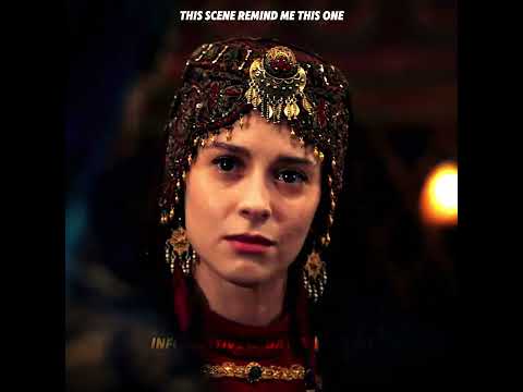 This scene  reminds me something like this ...😱❣ #kurulusosman #ertugrul #shortvideos #turkishseries