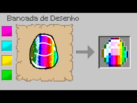 EU GANHO O ITEM QUE DESENHAR NO MINECRAFT