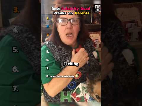 Best Celebrity Dead Pranks on Parents 2 💀 #pranks #parents #celebrity #fyp #shorts