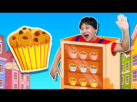 Vending Machine Song | The Muffin Man Song | Wolfoo Song   Nursery Rhymes