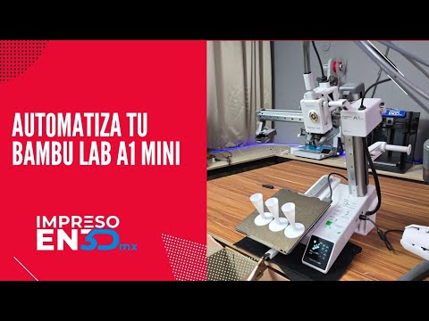 Automatiza tu Bambu Lab A1 mini e imprime cientos de piezas de forma automatica