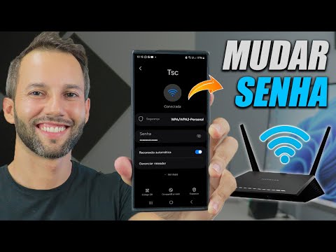 COMO MUDAR A SENHA DO WIFI