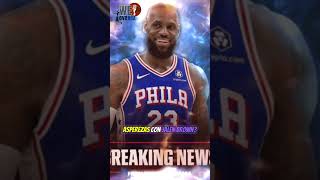 LEBRON JAMES A LOS 76ERS: ¿El nuevo campeón de la NBA? 🏆 #nba #welovenba01 #shorts