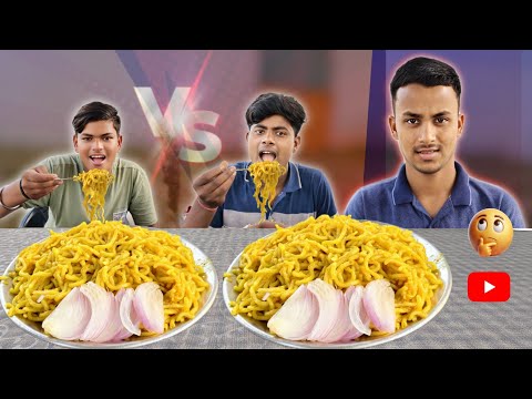 Spicy Maggi Eating challenge 😋 || Spicy Maggi Eating Competition || Winner Price 400 🤑