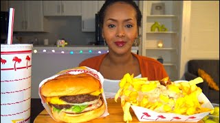 Double Double & Animal Style Fries * IN N OUT Burger Mukbang * اكل برقر من إن آن آوت