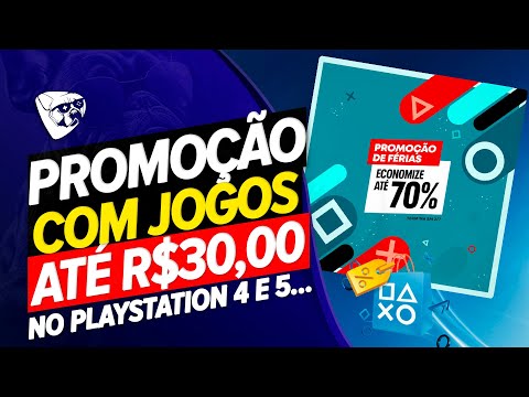 CORRE! PROMOÇÃO NO PS4 E PS5 !! JOGOS BARATOS Por Menos De 30 REAIS !! MEGA PROMOÇÃO De FÉRIAS!