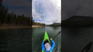 Kayaking Pass Lake #rambleon #youtubeshorts #kayak #outdoors #paddling #kamloopskayak