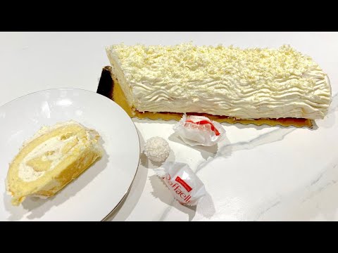 BUCHE FACILE RAFFAELLO CHOCOLAT BLANC