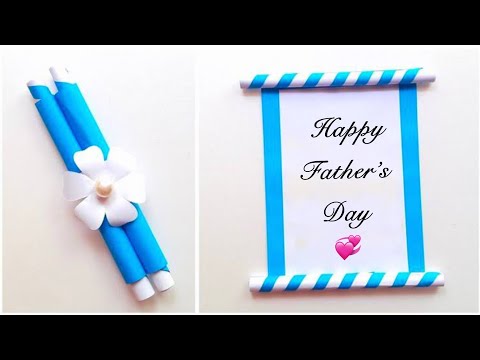 DIY Easy & Beautiful Happy Father’s Day greeting card | Diy gif for father day | greeting card gift
