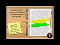 Creating Effective Topic Sentences
