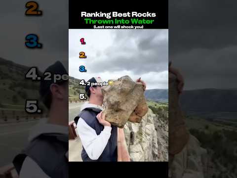 Ranking Best Rocks Being Thrown Into Water