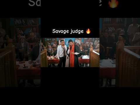 Savage judge 🔥