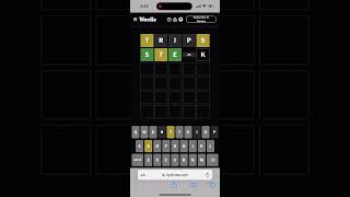 Got #wordle in 3 💪🏼. June 20, 2024 #shorts #gaming #games #play