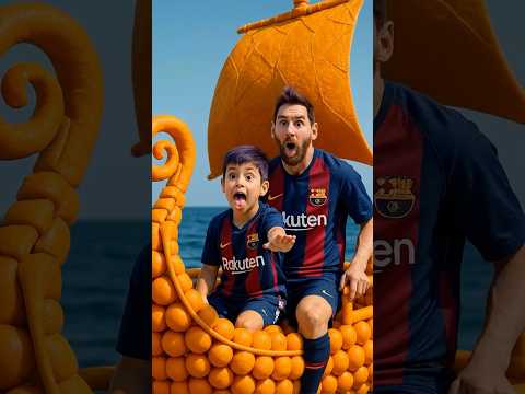 Who Owns the Boat Ronaldo and Messi's Epic Showdown! #messi #ronaldo #funny #shorts