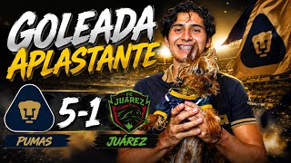 ¡GOLEADA APLASTANTE! Reacción Juárez vs Pumas (1-5) Jornada 3 Liga MX 