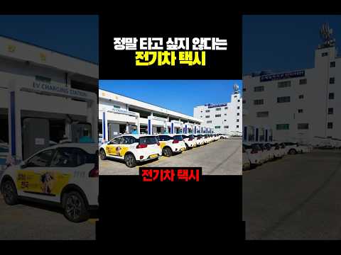 정말 타고 싶지 않다는 전기차 택시