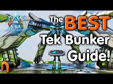 Ark TEK BUNKER Building & Damage Test BEST GUIDE!  :)
