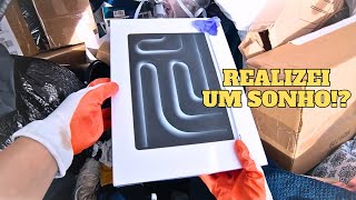 INCRÍVEL !! FUI EM UM CONTAINER DA UNIVERSIDADE ABARROTADO DE COISA BOA DE BASTANTE COMIDA! 🔥🇺🇸