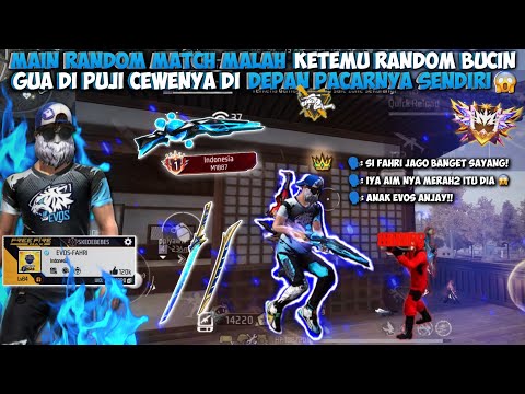 RANDOM MATCH NYAMAR JADI PLAYER EVOS!! GUA DI PUJI SAMA CEWE INI😱DI DEPAN COWONYA LANGSUNG!!