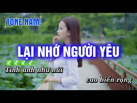 Karaoke Lại Nhớ Người Yêu (Tone Nam) Beat Công Tuấn Phối Mới Cực Hay – Hoàng Dũng Karaoke