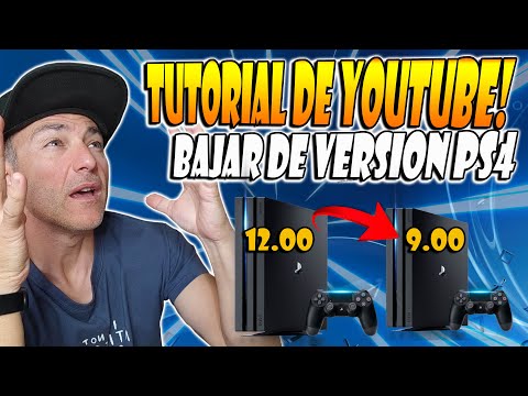 Sigo un TUTORIAL de Youtube para Bajar de VERSION CUALQUIER PS4 para LIBERARLA y POner juegos GRATIS